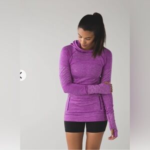 Rare Lululemon Rest Less Hoodie Heathered Tender Violet